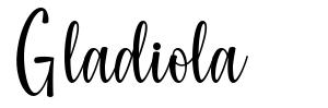 Gladiola шрифт