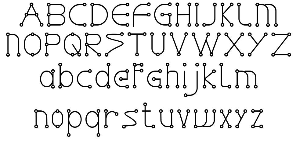 Gladwin font Örnekler