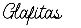 Glafitas font