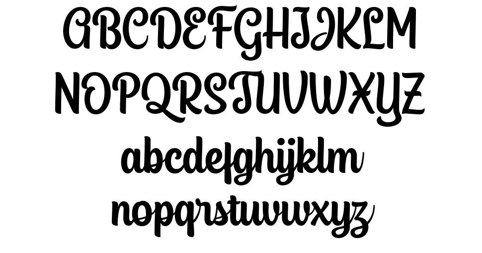 Glasgow Script font specimens