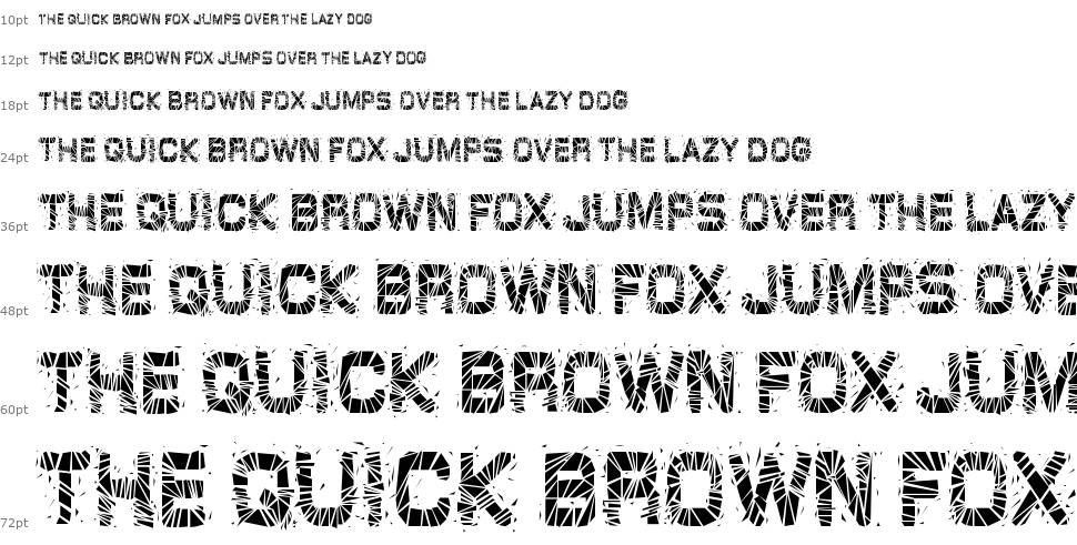 GlazKrak-Regular font Şelale