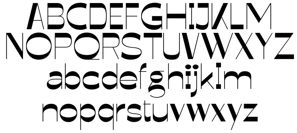 Glimpse font specimens