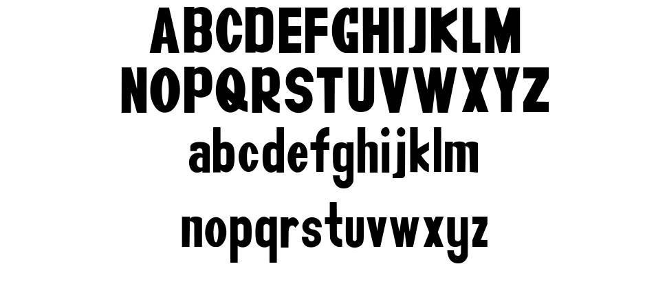 Glishey font specimens