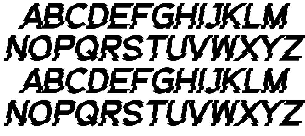 Glitch Goblin font Örnekler