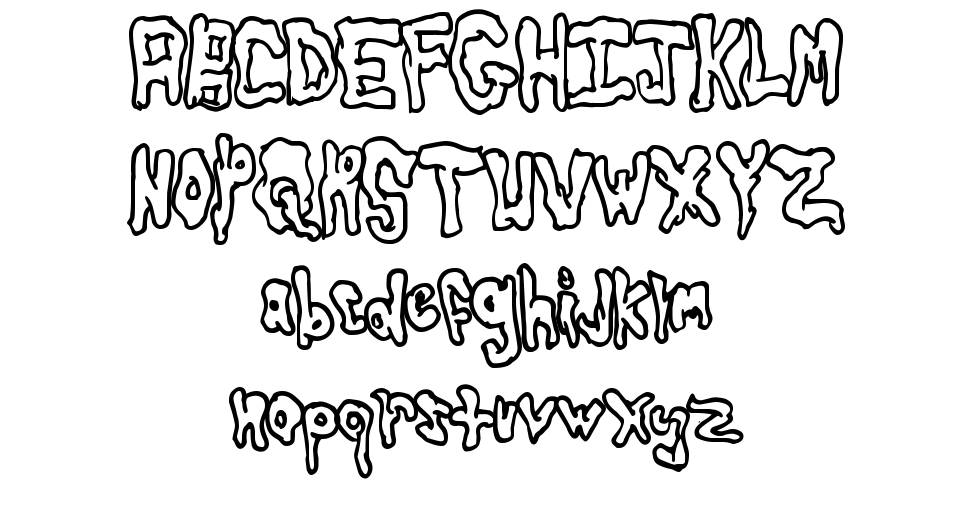 Globtastic font specimens