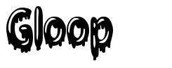 Gloop шрифт