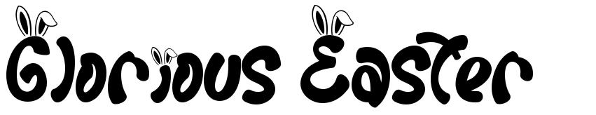 Glorious Easter font