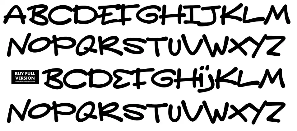 Glory Messup Specimen Glory Messupfont specimens