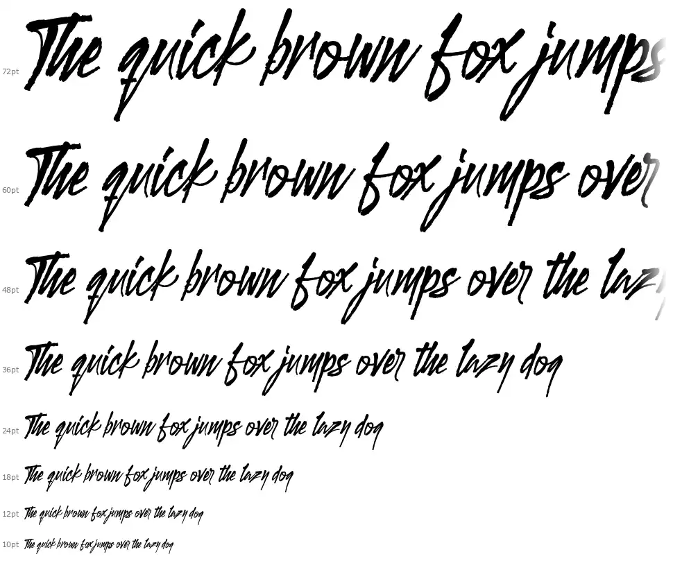 Gloucester Brush Script font by Mystical Type FontRiver