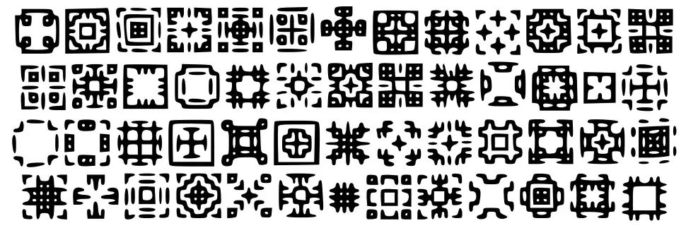 Glyphafont specimens