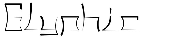 Glyphic písmo