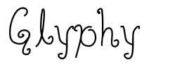 Glyphy schriftart