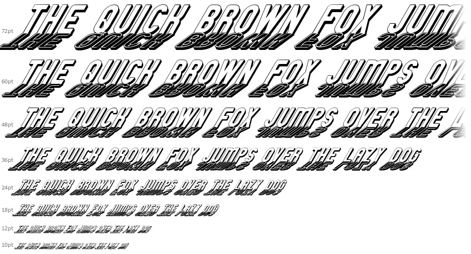 GM Exp font Waterfall