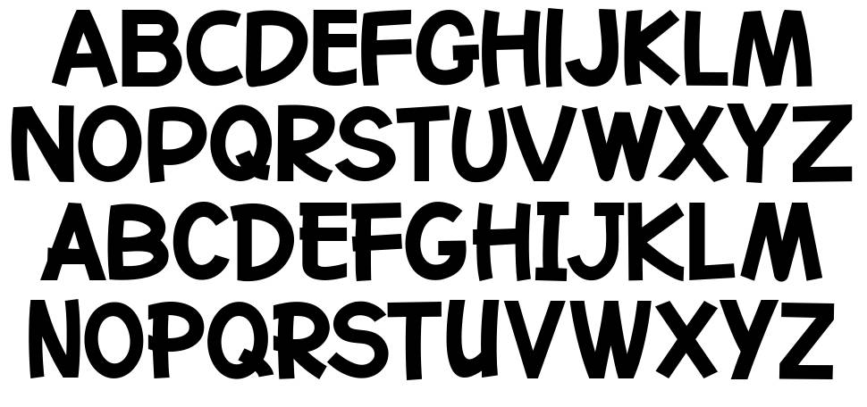 Go Bear font specimens