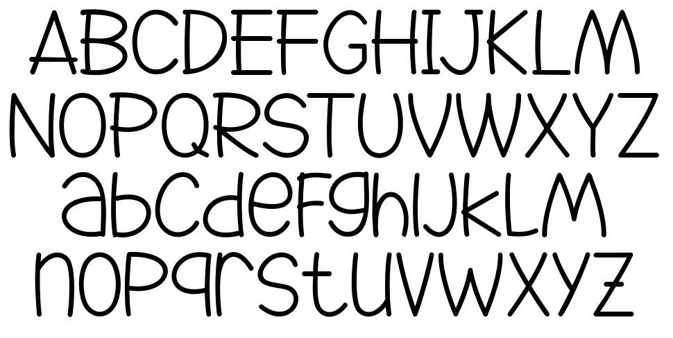 Go Jackie font specimens