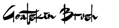 Goatskin Brush 字形