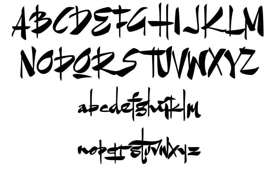 Goatskin Brush font Örnekler
