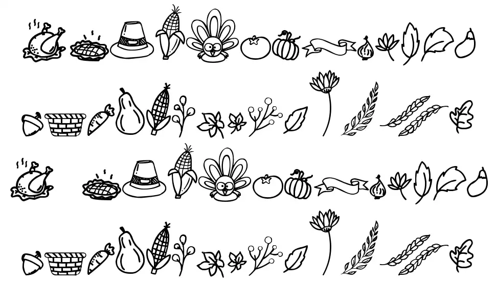 Gobbie Dingbats schriftart