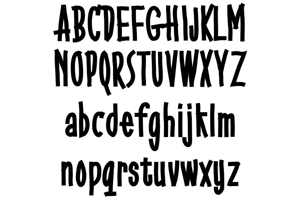Gobbledegook font specimens