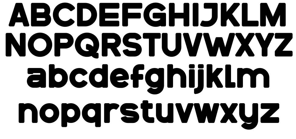 Goda font specimens