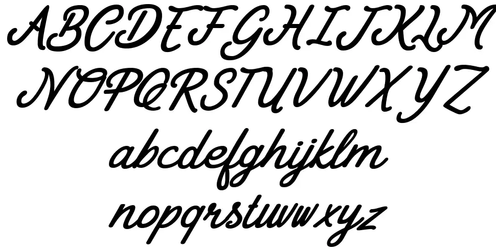 Goday font specimens