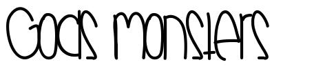 Gods Monsters шрифт