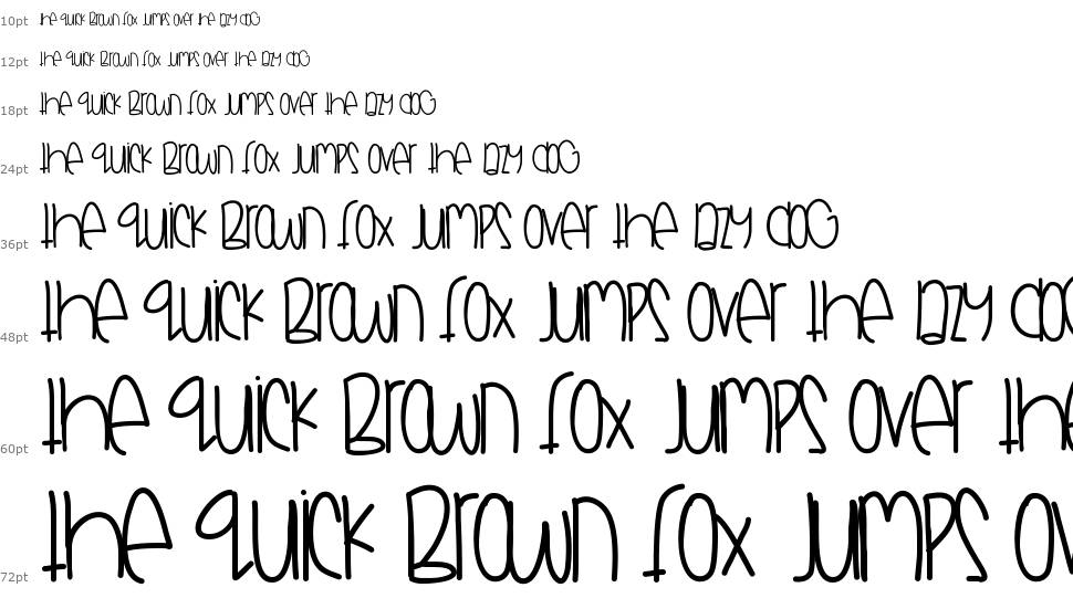 Gods Monsters font Waterfall