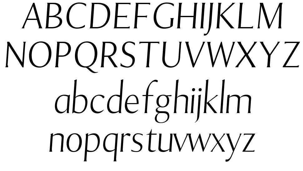 Godsway Font font specimens