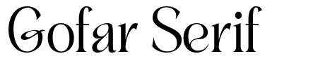 Gofar Serif font