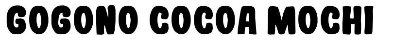 Gogono Cocoa Mochi шрифт