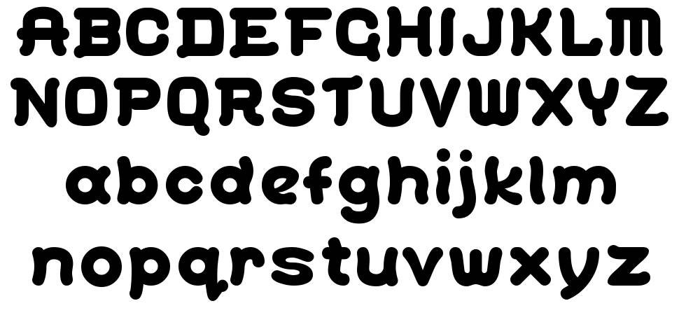Gohan font specimens