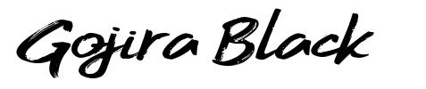 Gojira Black шрифт