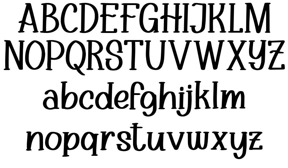 Golday font specimens