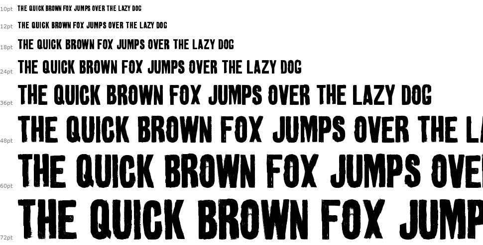Golden 0 Pony font Waterfall
