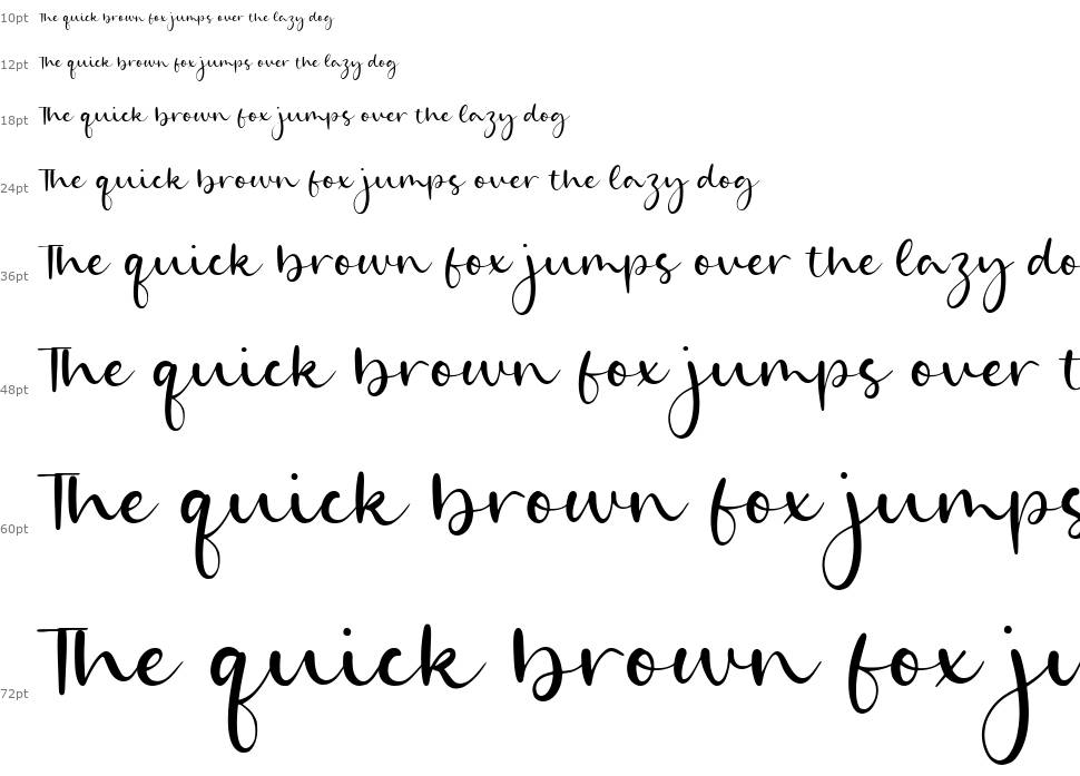 Goldie Angle font Waterfall