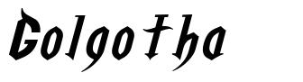 Golgotha schriftart