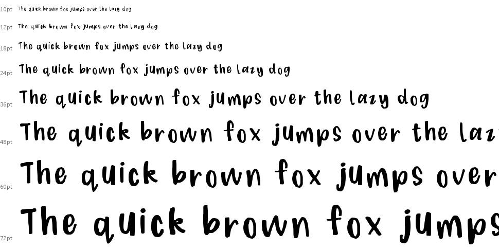 Golly By Beck font Waterfall