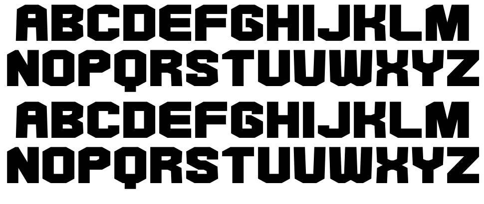 Goma Octagon font
