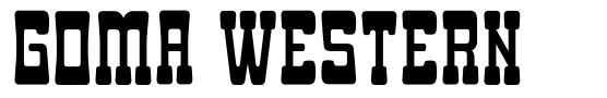 Goma Western 字形