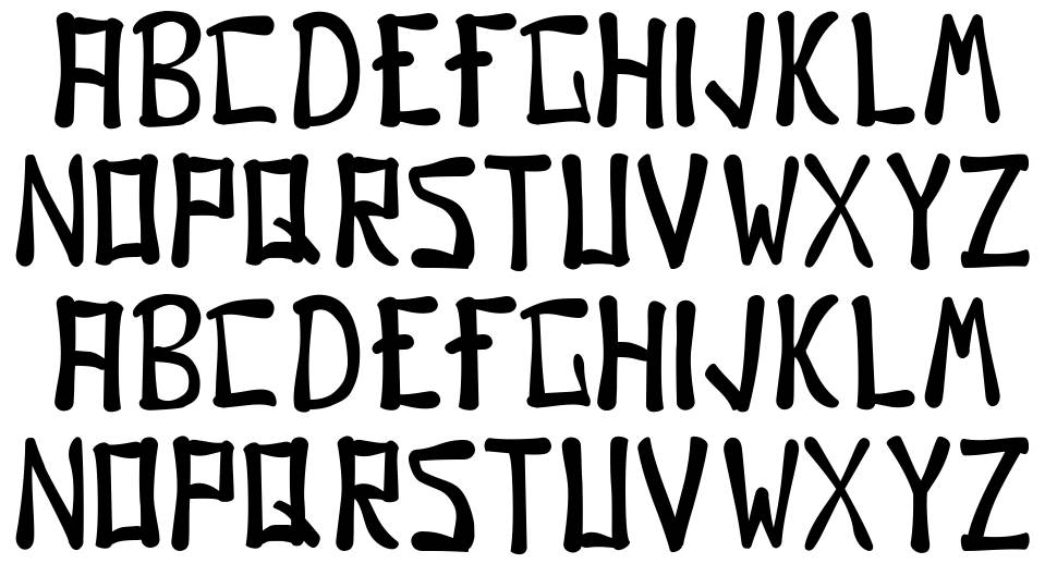 Gomo font Örnekler