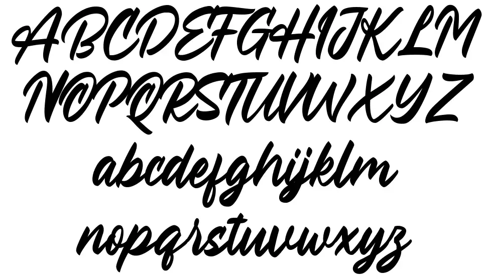 Gonzalles font specimens