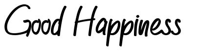 Good Happiness font