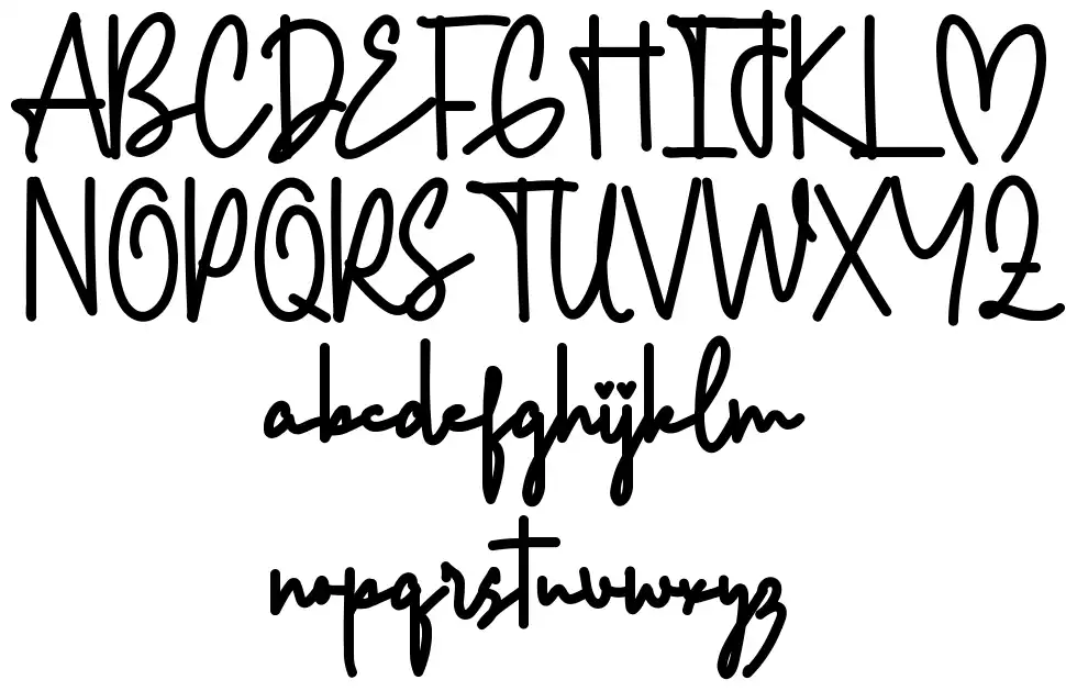 Good Memories Scriptfont specimens