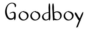 Goodboy шрифт