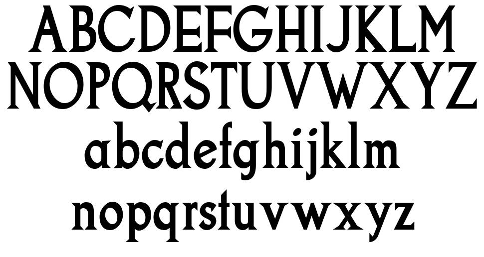 Goodfish font specimens