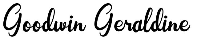 Goodwin Geraldine font