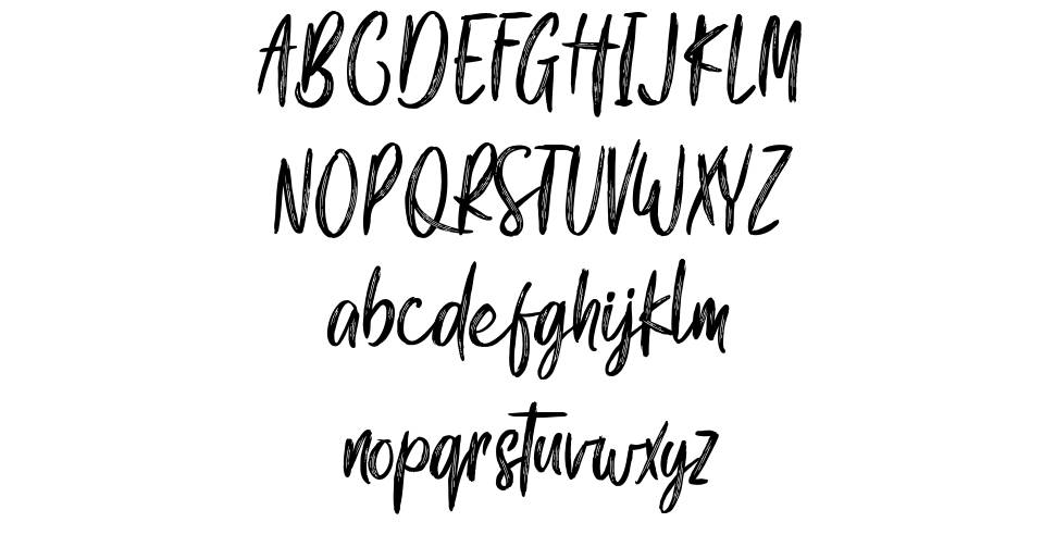 Gook Kitt font Örnekler