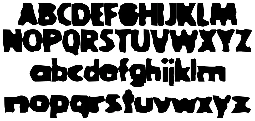 Goola font specimens