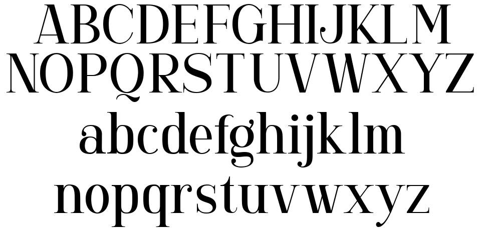 Gorgone font Örnekler