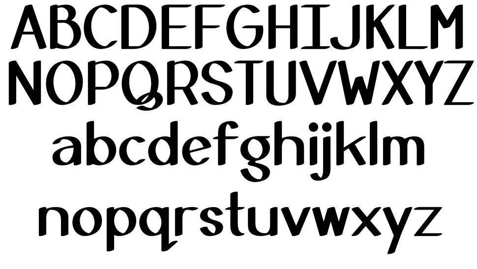 Gorgonzola font Örnekler